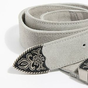 NEW Free People Stone Rock Western Suede S/M Belt